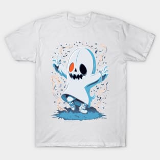 Dabbing Halloween Ghost T-Shirt